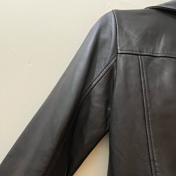 AllSaints Bales Biker Jacket in Black, Size 2 - Picture 13 of 15